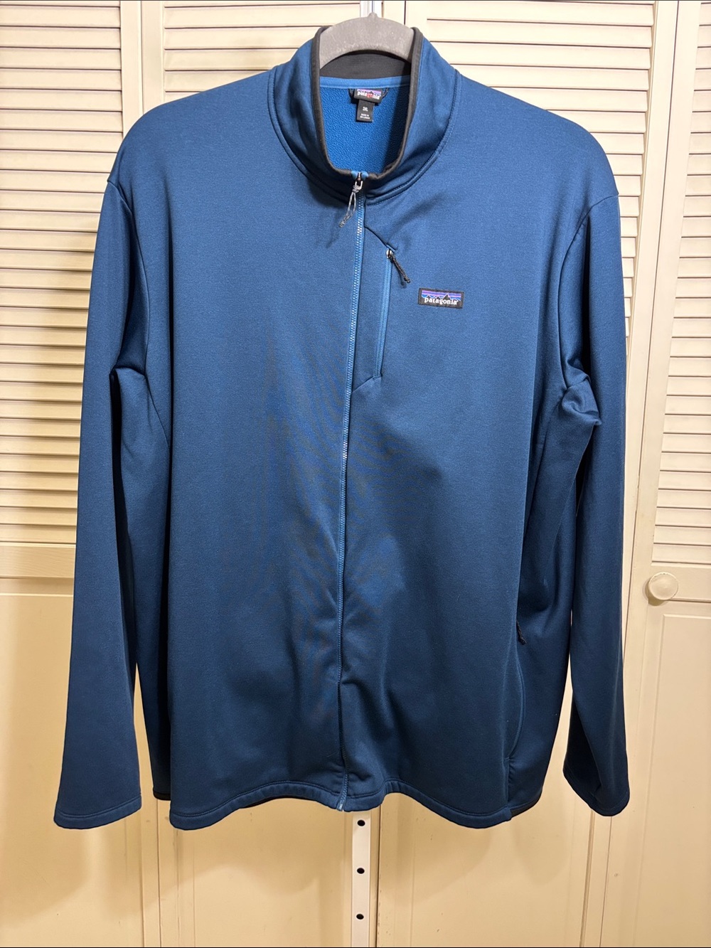 Patagonia Men's R1 Daily Full Zip Jacket Blue Size 3XL